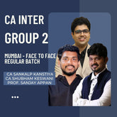 CA Inter Group 2 | Face to Face Regular Batch in Mumbai | For May 26 & Sep 26 Exams